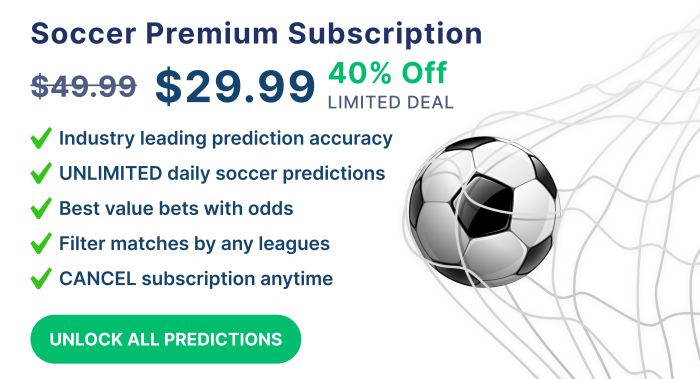 Betting prediction soccer