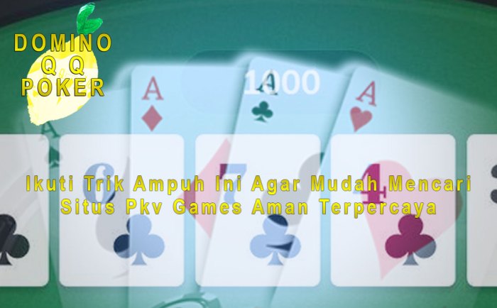 Judi Poker Online PKV Games